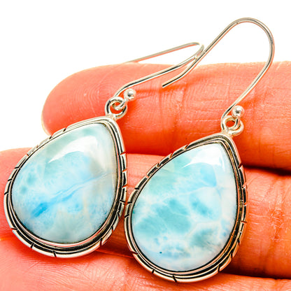 Larimar Earrings handcrafted by Ana Silver Co - EARR425714