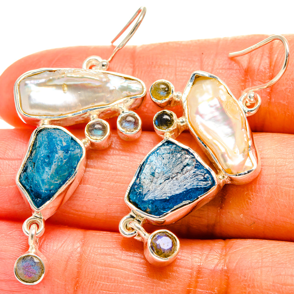 Apatite Earrings handcrafted by Ana Silver Co - EARR425733
