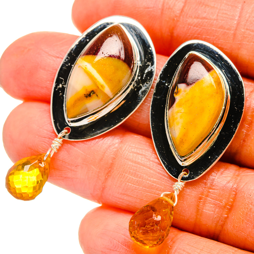 Mookaite Earrings handcrafted by Ana Silver Co - EARR425734