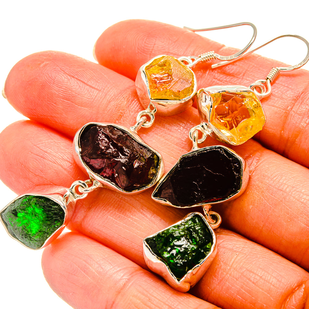 Garnet Earrings handcrafted by Ana Silver Co - EARR425735
