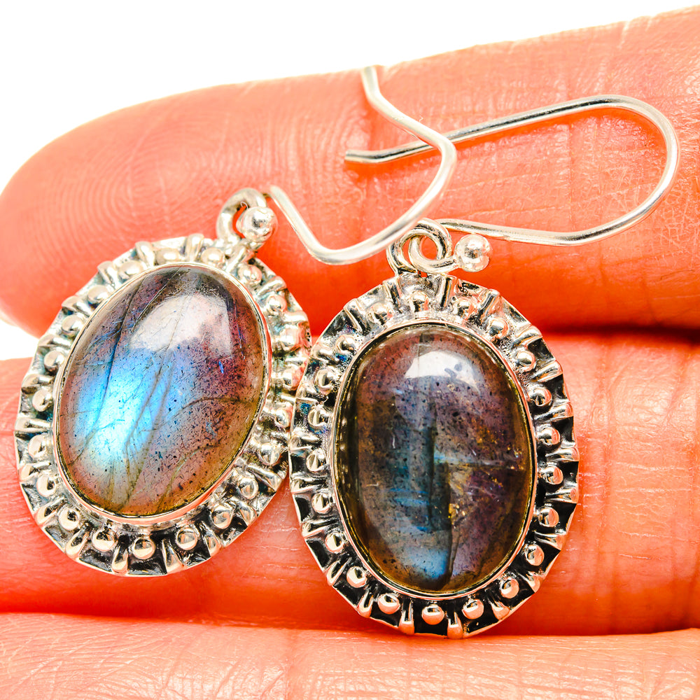 Labradorite Earrings handcrafted by Ana Silver Co - EARR425738