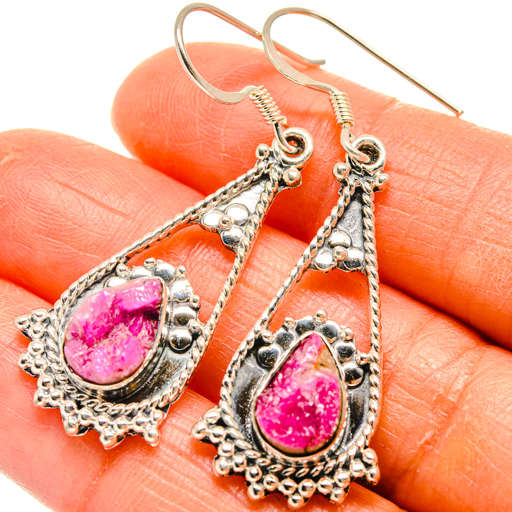 Thulite Earrings handcrafted by Ana Silver Co - EARR425754