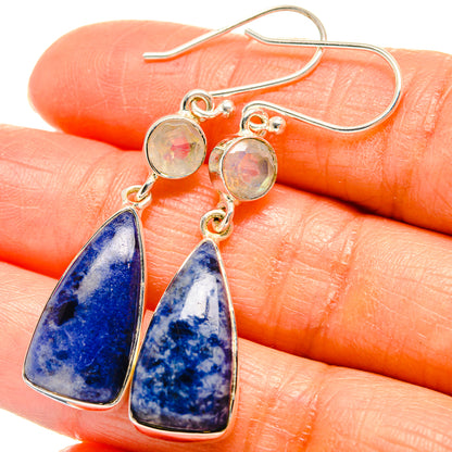 Sodalite Earrings handcrafted by Ana Silver Co - EARR425761