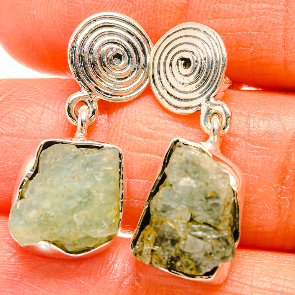 Aquamarine Earrings handcrafted by Ana Silver Co - EARR425764