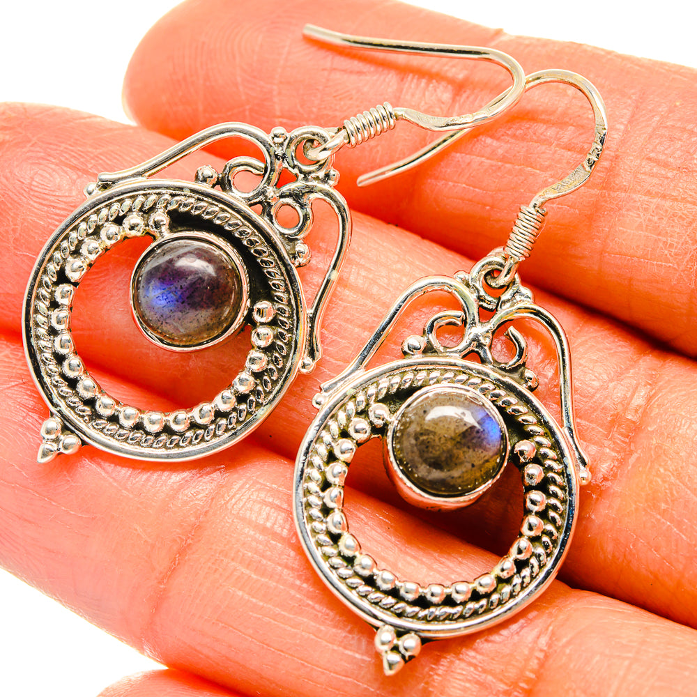 Labradorite Earrings handcrafted by Ana Silver Co - EARR425765