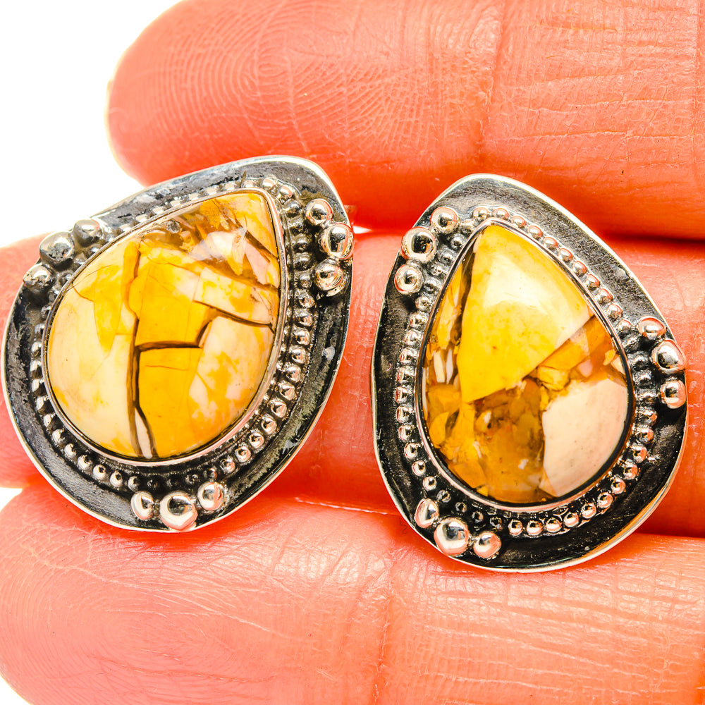 Brecciated Mookaite Earrings handcrafted by Ana Silver Co - EARR425770