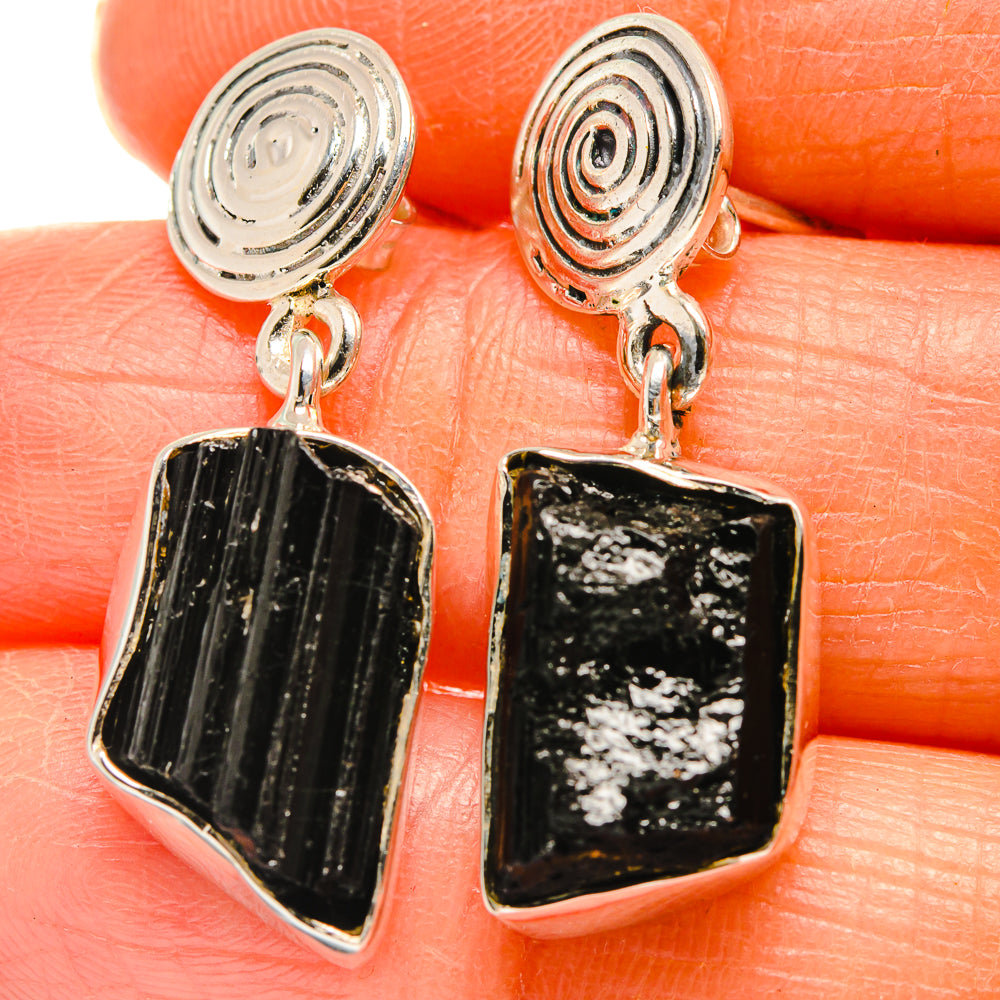 Tektite Earrings handcrafted by Ana Silver Co - EARR425773