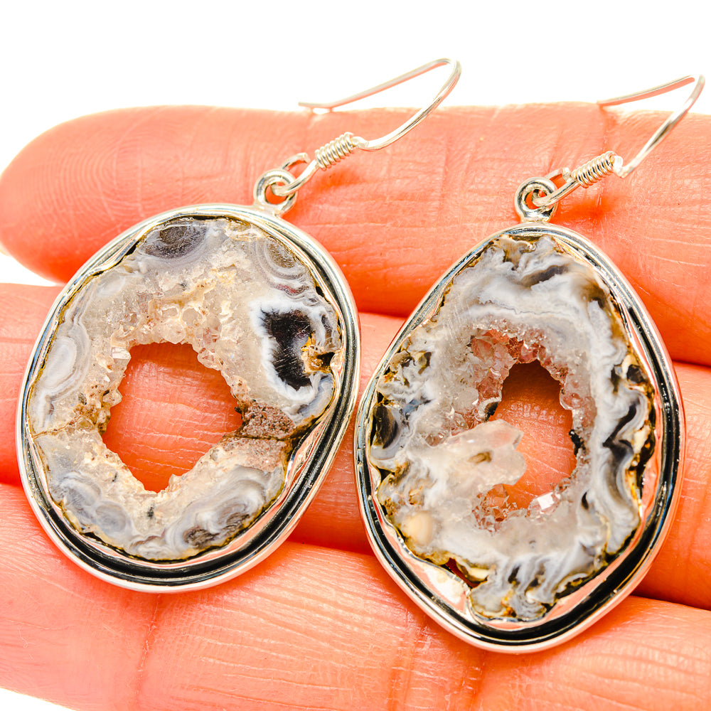 Occo Geode Earrings handcrafted by Ana Silver Co - EARR425781