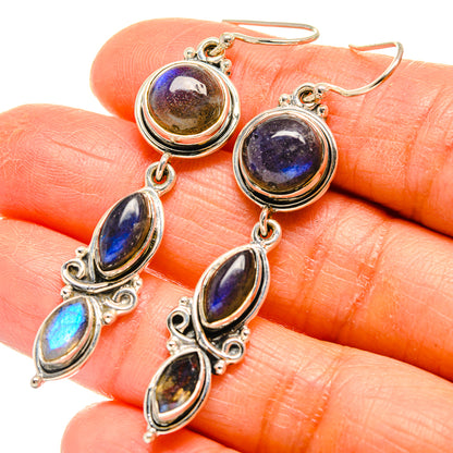 Labradorite Earrings handcrafted by Ana Silver Co - EARR425784