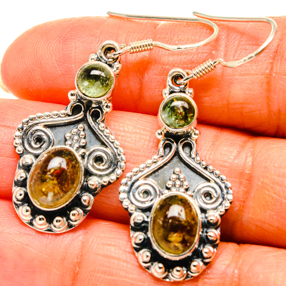 Citrine Earrings handcrafted by Ana Silver Co - EARR425790