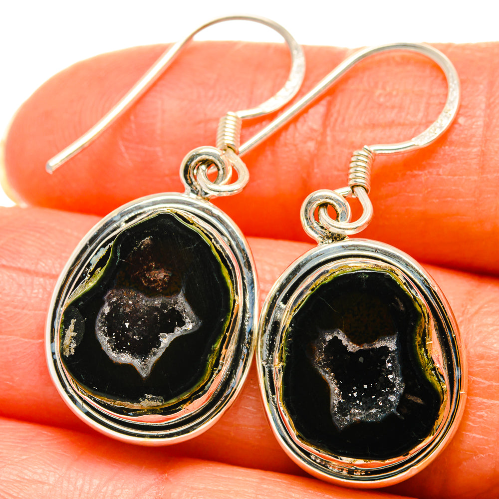 Coconut Geode Druzy Earrings handcrafted by Ana Silver Co - EARR425795