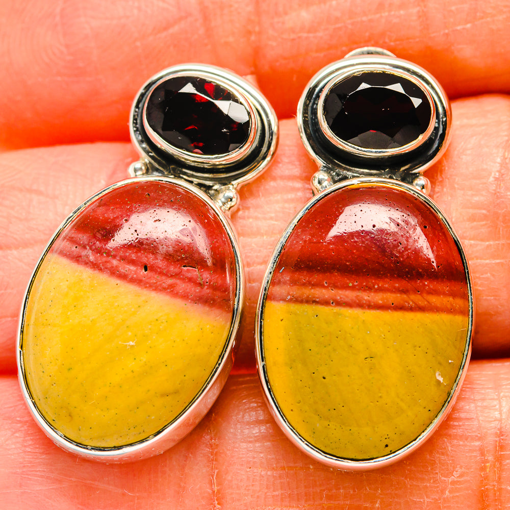Mookaite Earrings handcrafted by Ana Silver Co - EARR425797