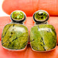 African Green Opal Earrings handcrafted by Ana Silver Co - EARR425800