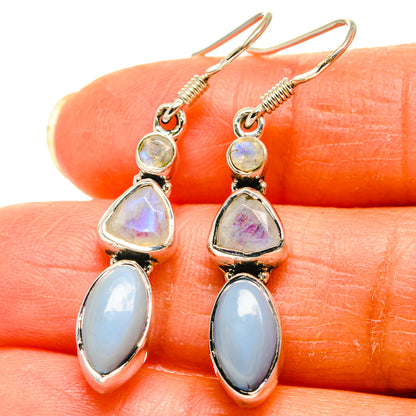 Owyhee Opal Earrings handcrafted by Ana Silver Co - EARR425804