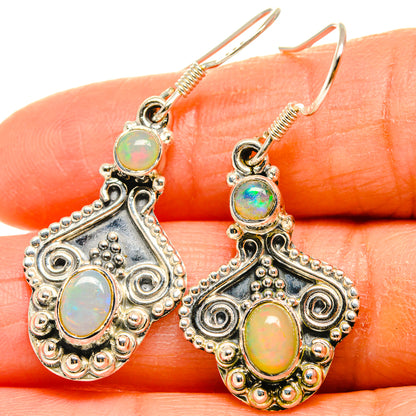 Ethiopian Opal Earrings handcrafted by Ana Silver Co - EARR425806