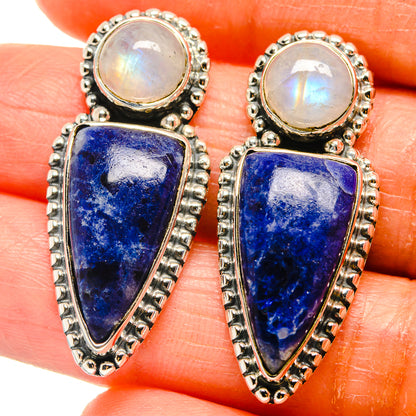 Sodalite Earrings handcrafted by Ana Silver Co - EARR425809