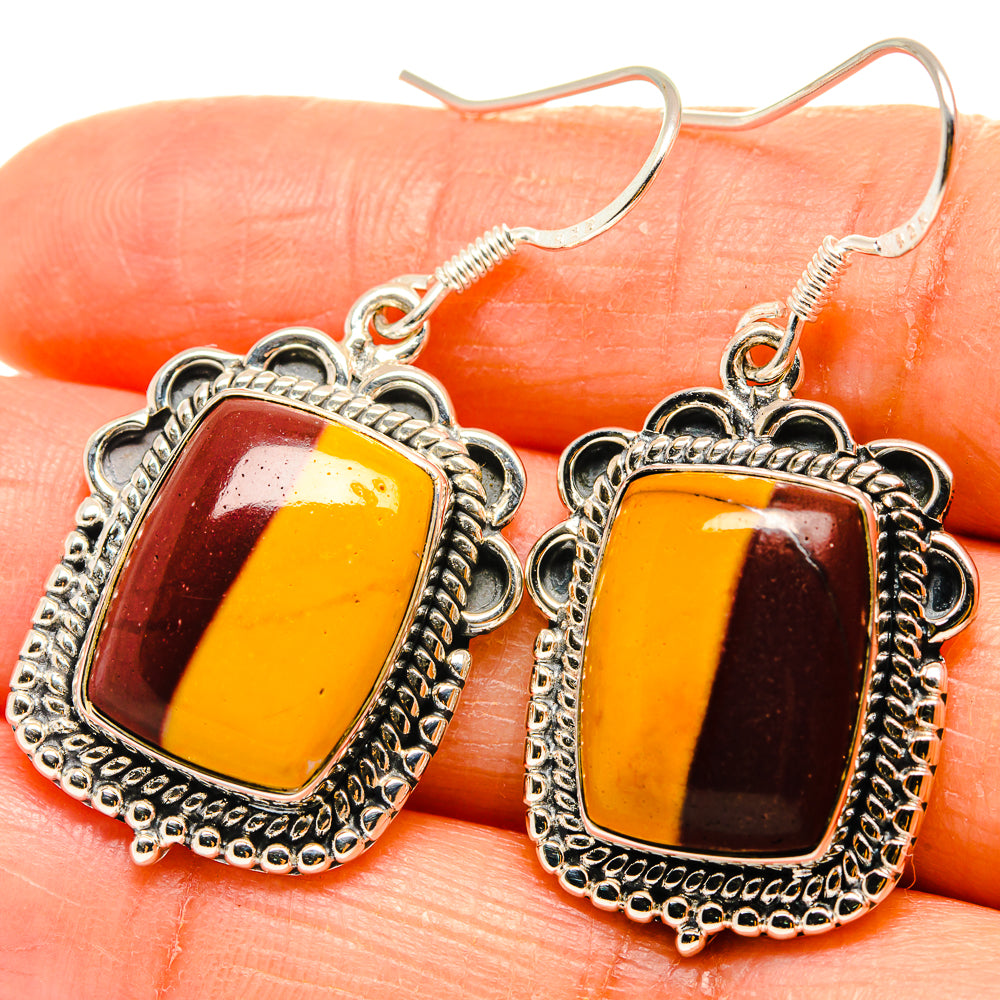 Mookaite Earrings handcrafted by Ana Silver Co - EARR425814