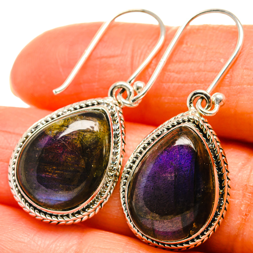 Labradorite Earrings handcrafted by Ana Silver Co - EARR425815