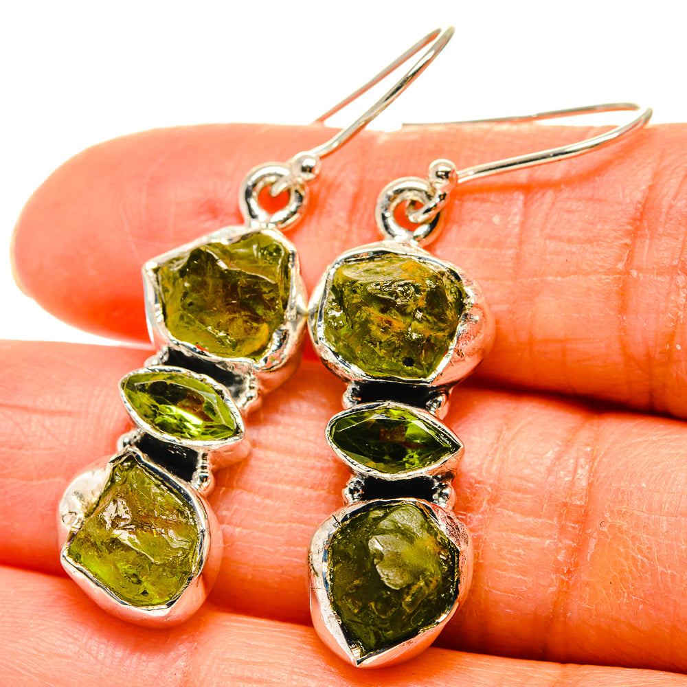 Peridot Earrings handcrafted by Ana Silver Co - EARR425817