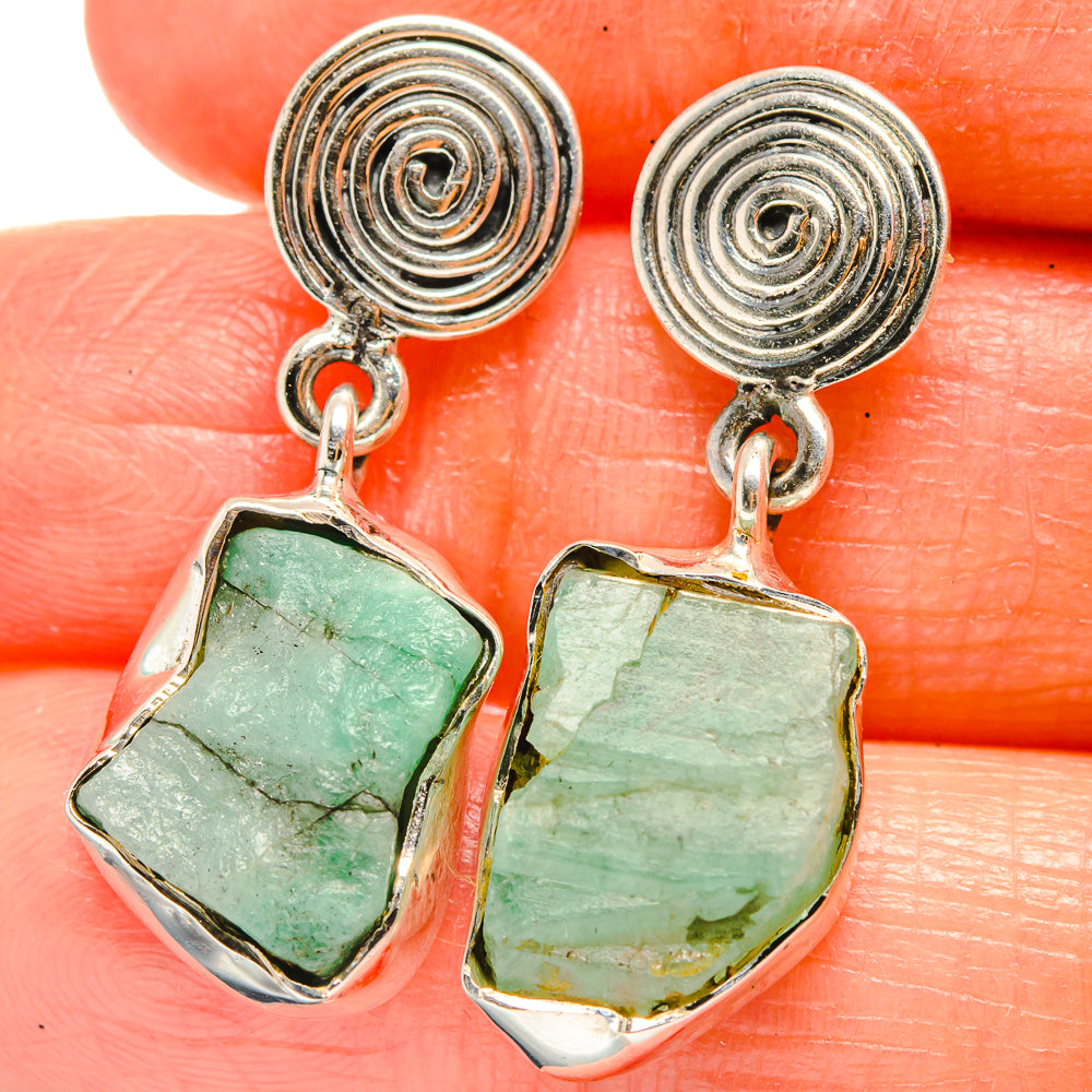 Aquamarine Earrings handcrafted by Ana Silver Co - EARR425837