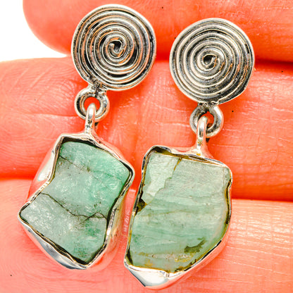 Aquamarine Earrings handcrafted by Ana Silver Co - EARR425837