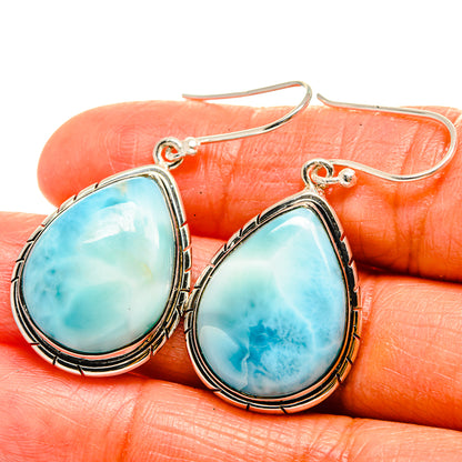 Larimar Earrings handcrafted by Ana Silver Co - EARR425840