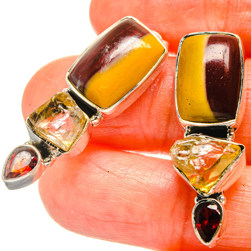 Mookaite Earrings handcrafted by Ana Silver Co - EARR425846
