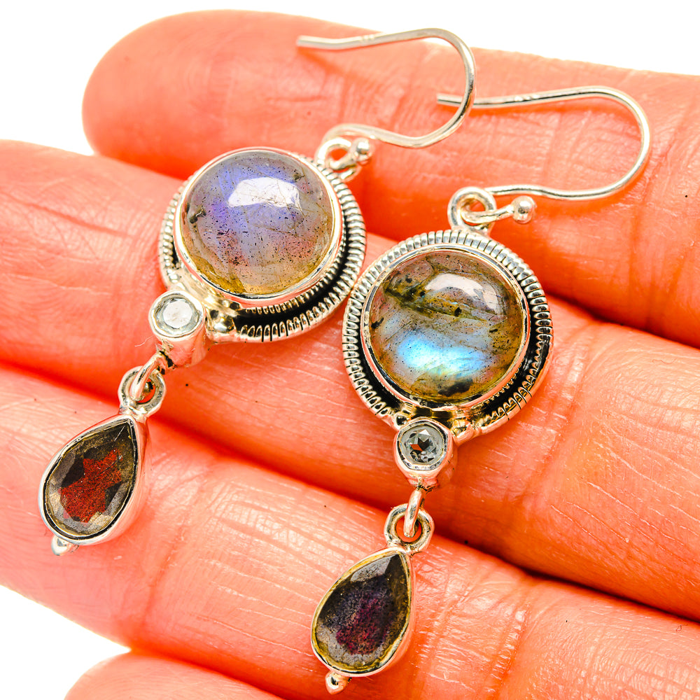 Labradorite Earrings handcrafted by Ana Silver Co - EARR425847