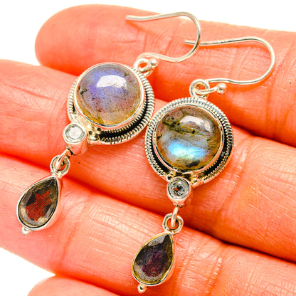 Labradorite Earrings handcrafted by Ana Silver Co - EARR425847