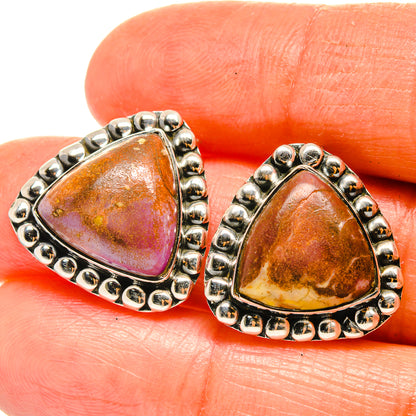 Phosphosiderite Earrings handcrafted by Ana Silver Co - EARR425849