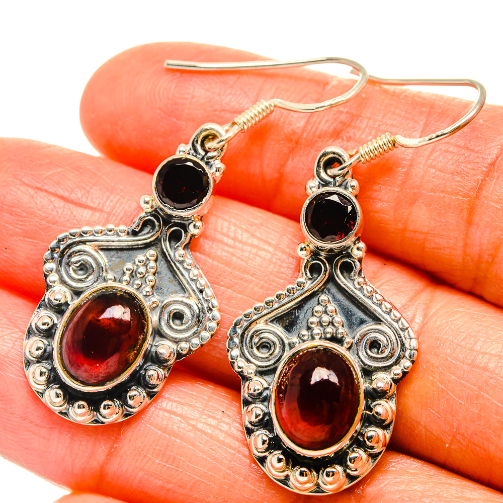 Carnelian Earrings handcrafted by Ana Silver Co - EARR425850
