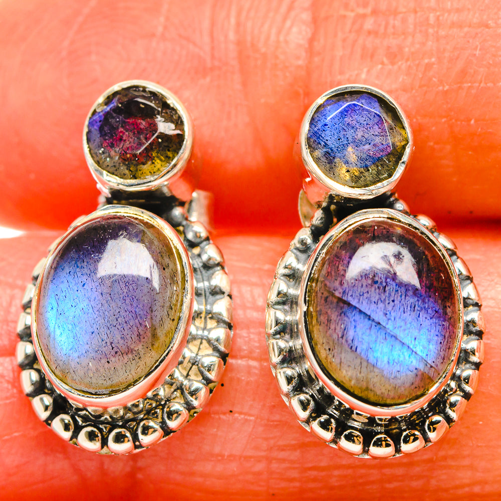 Labradorite Earrings handcrafted by Ana Silver Co - EARR425852