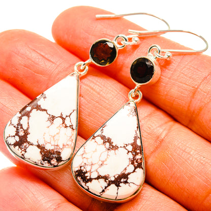 Wild Horse Jasper Earrings handcrafted by Ana Silver Co - EARR425869