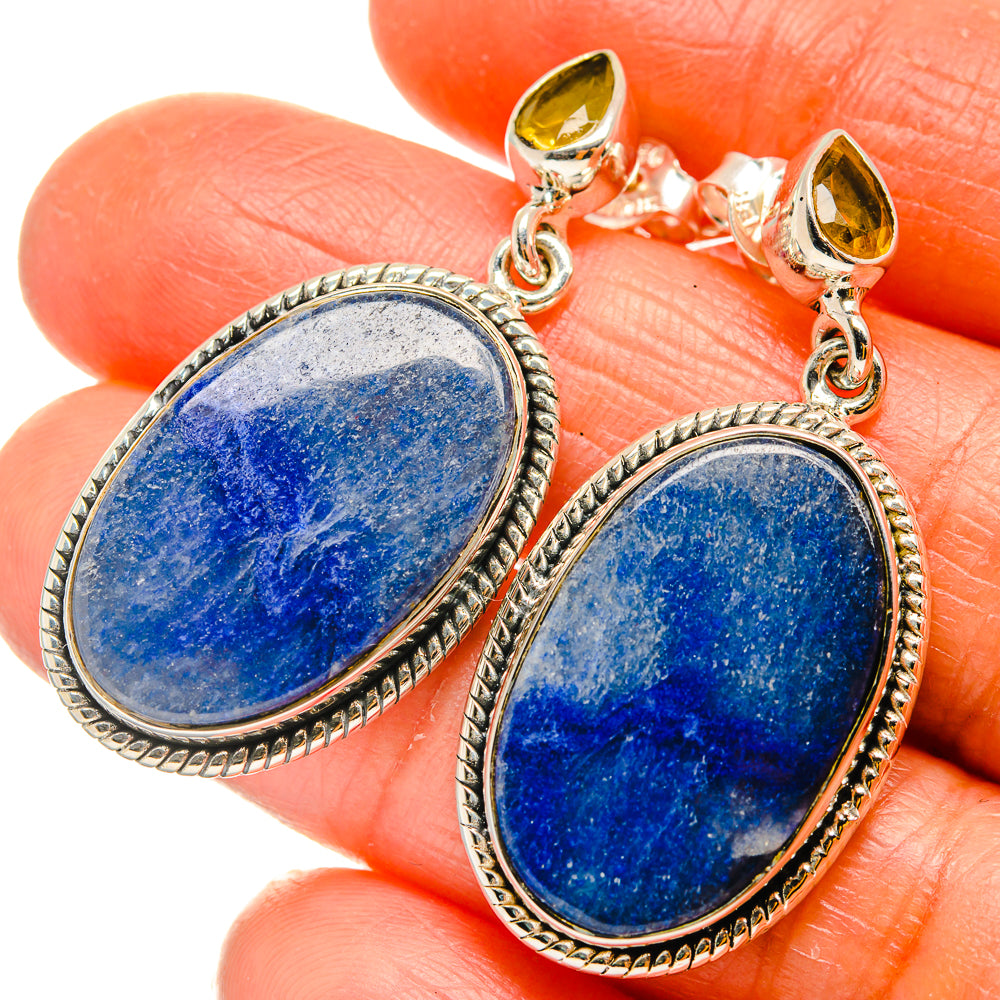 Sodalite Earrings handcrafted by Ana Silver Co - EARR425883