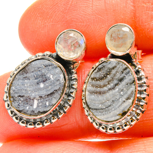 Desert Druzy Earrings handcrafted by Ana Silver Co - EARR425884
