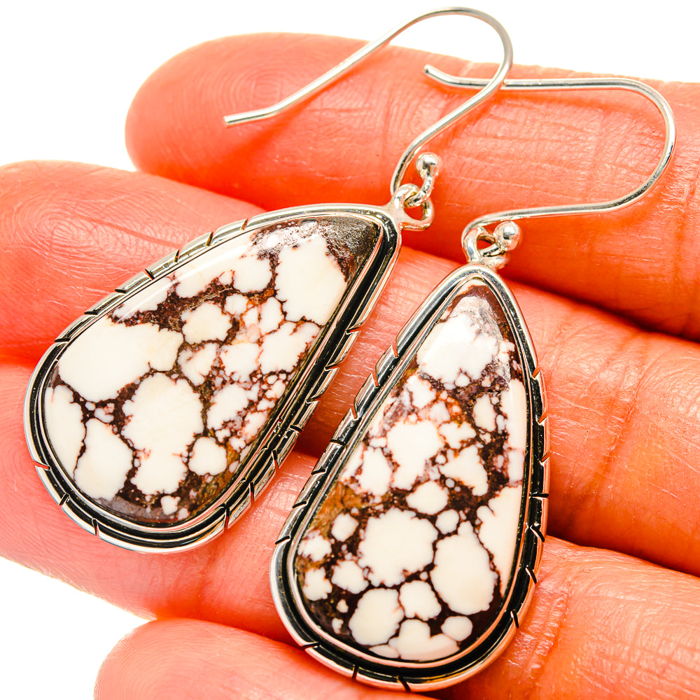 Wild Horse Jasper Earrings handcrafted by Ana Silver Co - EARR425896