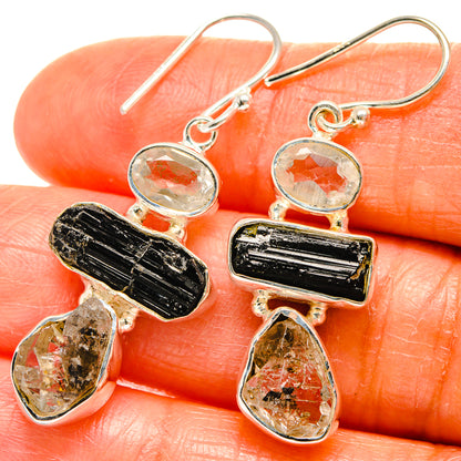 Herkimer Diamond Earrings handcrafted by Ana Silver Co - EARR425901