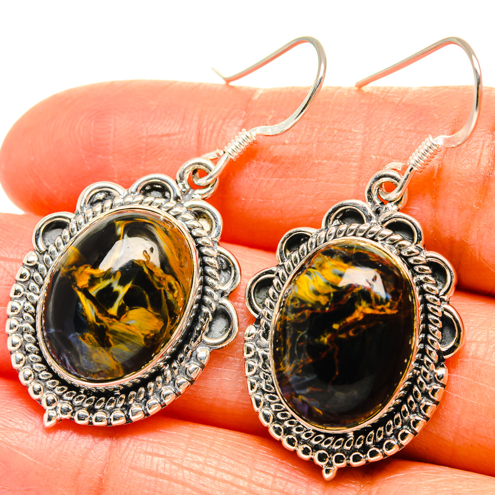 Pietersite Earrings handcrafted by Ana Silver Co - EARR425914