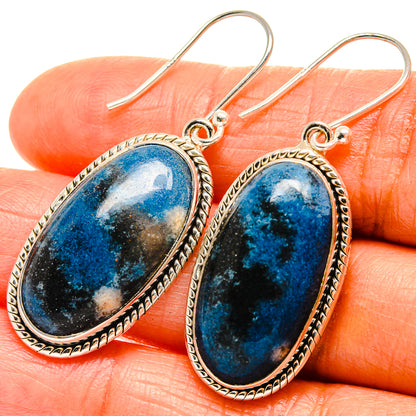 Shattuckite Earrings handcrafted by Ana Silver Co - EARR425922
