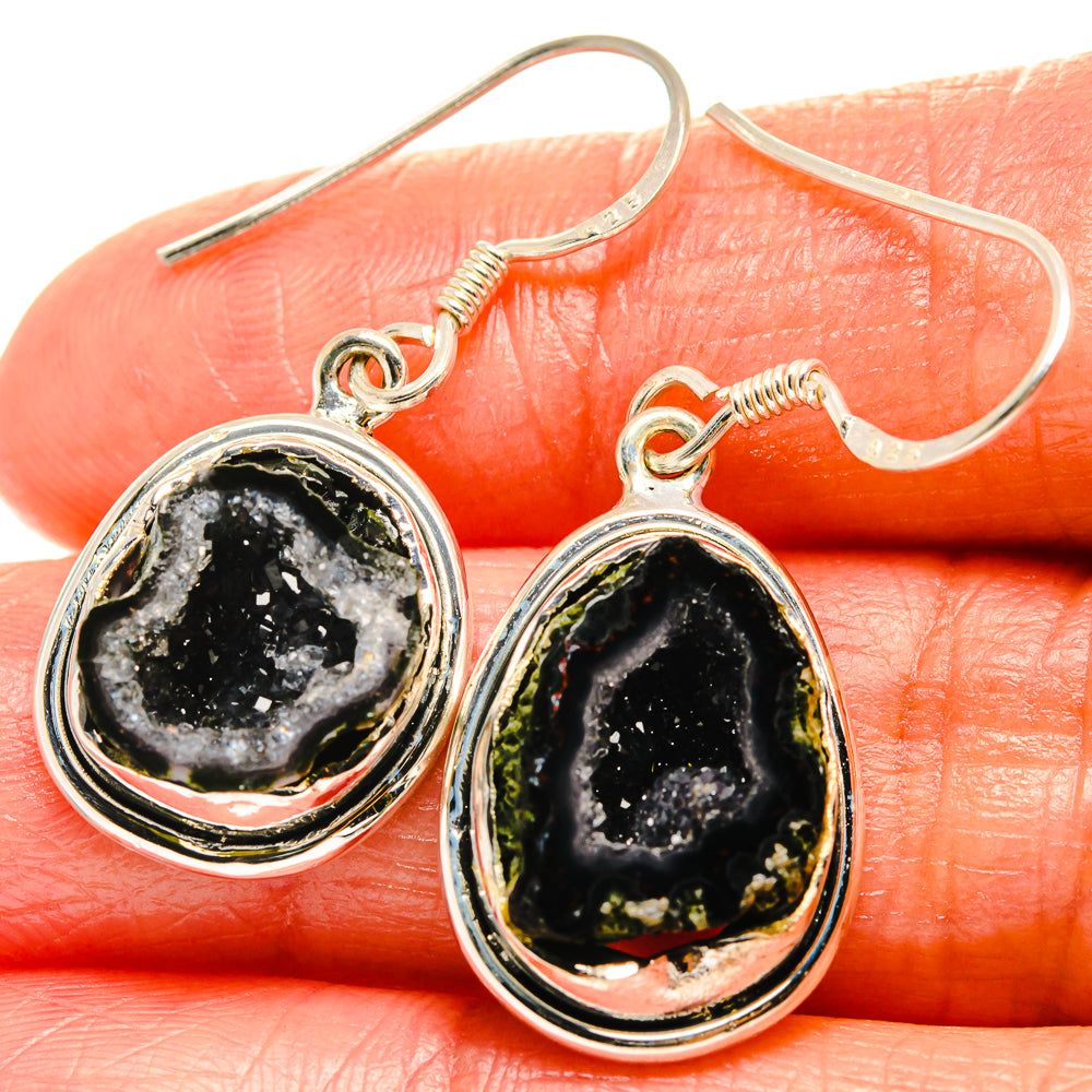 Coconut Geode Druzy Earrings handcrafted by Ana Silver Co - EARR425936