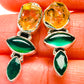 Citrine Earrings handcrafted by Ana Silver Co - EARR425938