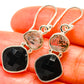 Black Onyx Earrings handcrafted by Ana Silver Co - EARR425947