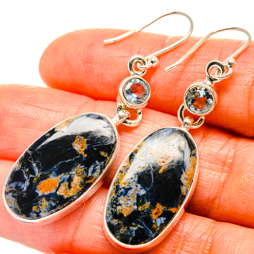 Pietersite Earrings handcrafted by Ana Silver Co - EARR425960