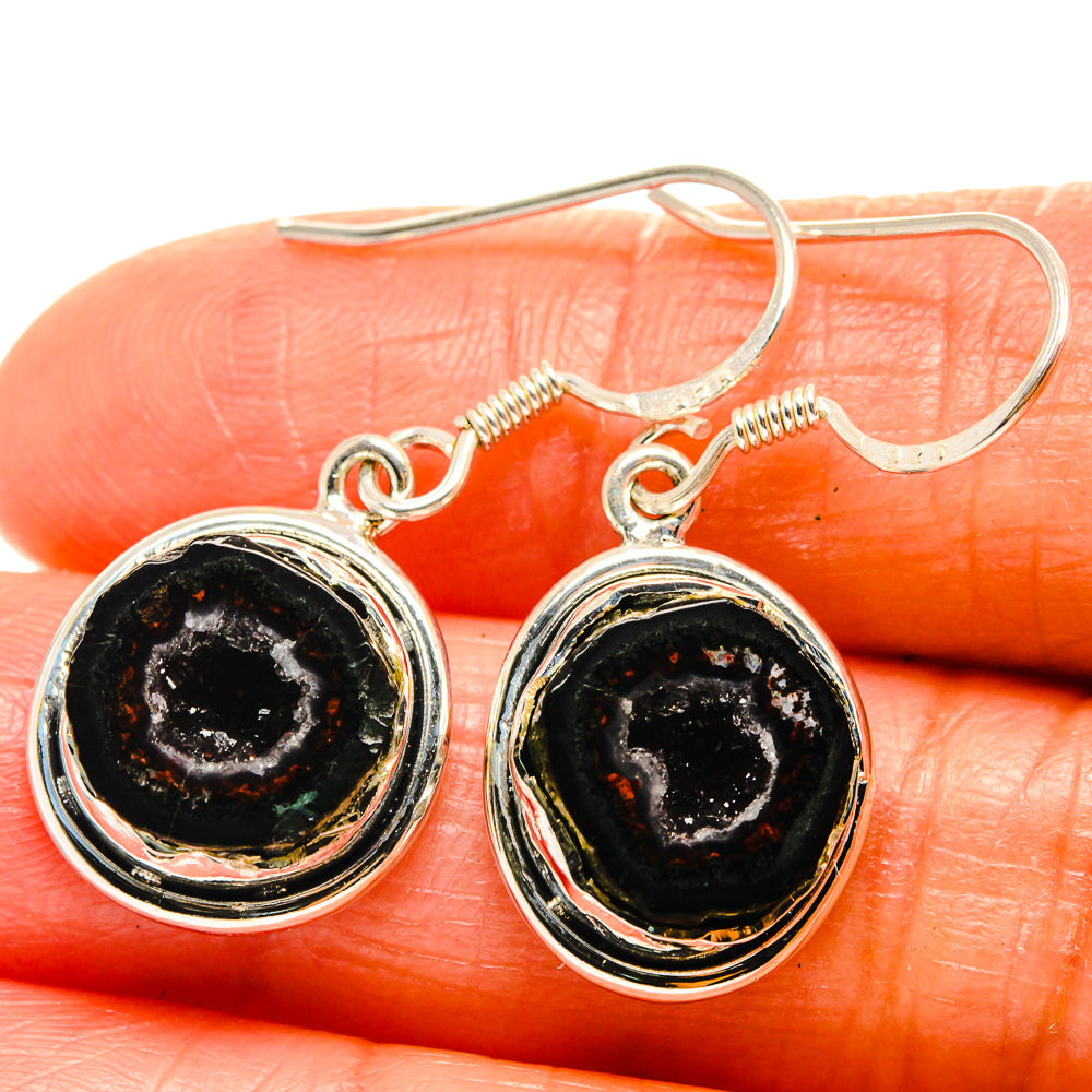 Coconut Geode Druzy Earrings handcrafted by Ana Silver Co - EARR425962