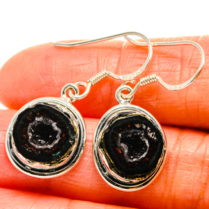 Coconut Geode Druzy Earrings handcrafted by Ana Silver Co - EARR425962