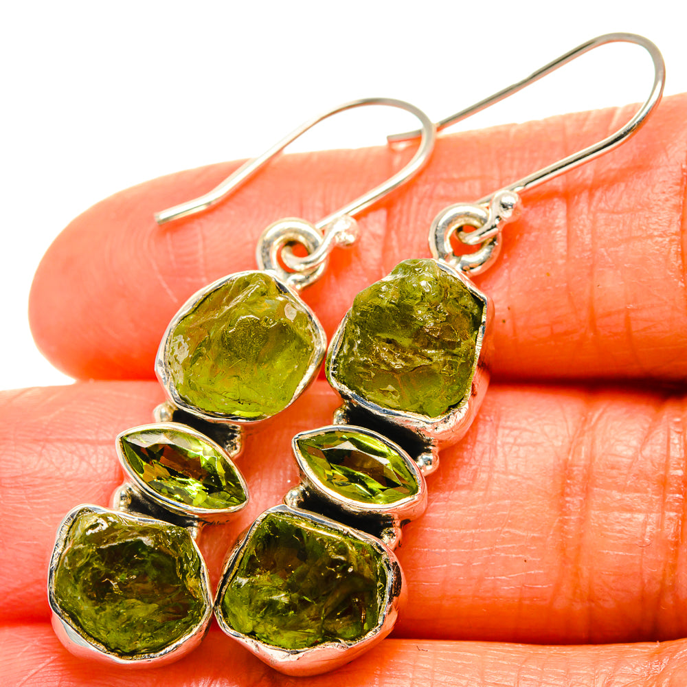 Peridot Earrings handcrafted by Ana Silver Co - EARR425968