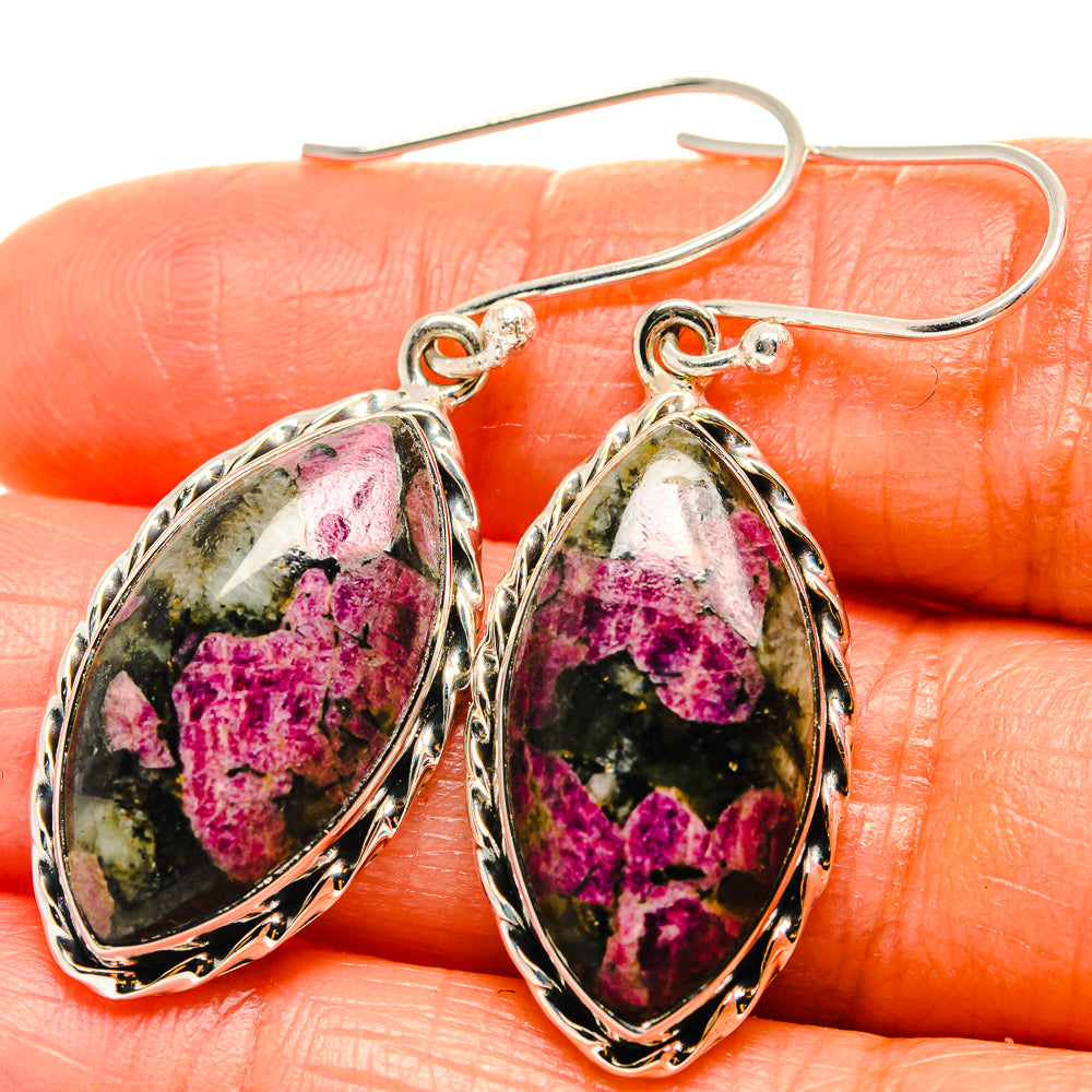Russian Eudialyte Earrings handcrafted by Ana Silver Co - EARR425977