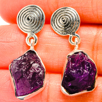 Amethyst Earrings handcrafted by Ana Silver Co - EARR425992
