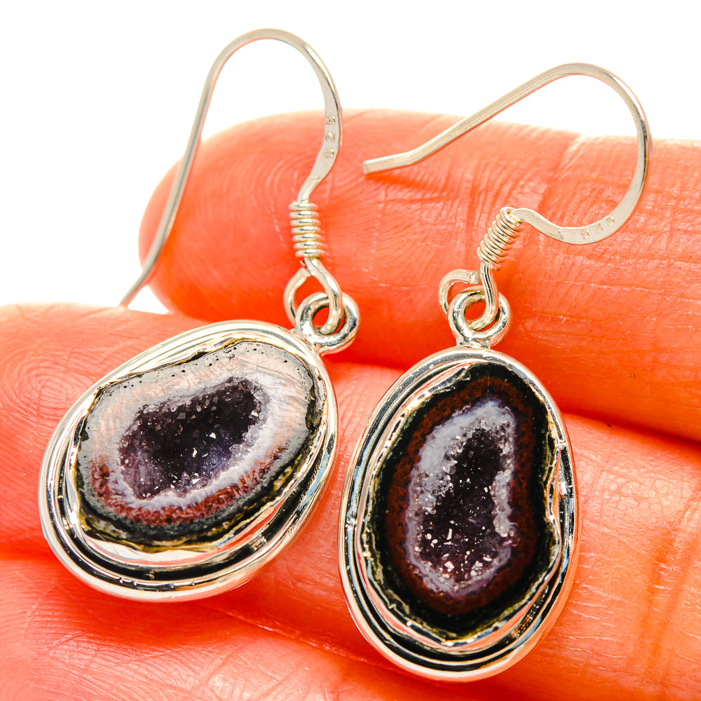 Coconut Geode Druzy Earrings handcrafted by Ana Silver Co - EARR425994