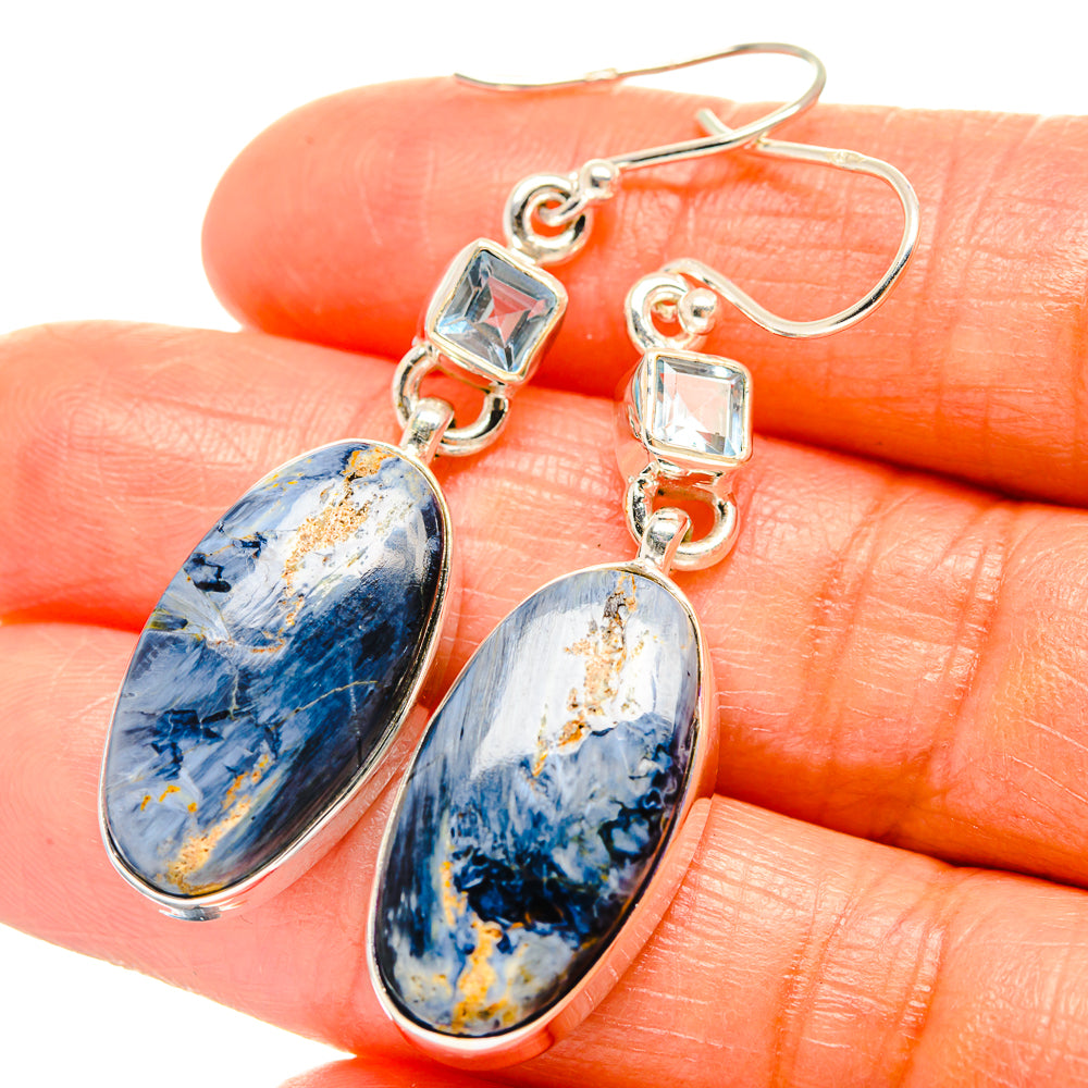 Pietersite Earrings handcrafted by Ana Silver Co - EARR425999